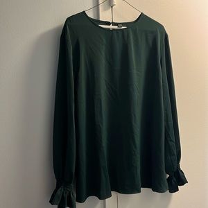SHEIN blouse in Teal -worn once